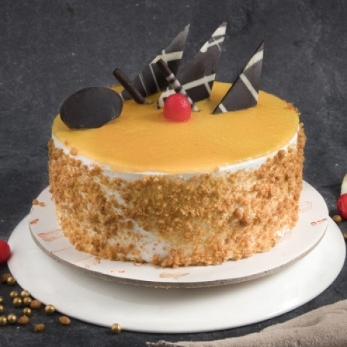 Crunchy Butterscotch Cake