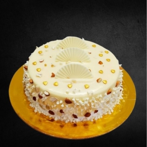 Milky White Truffle Cake